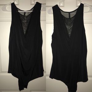 Torrid Mesh Deep V Bodysuit